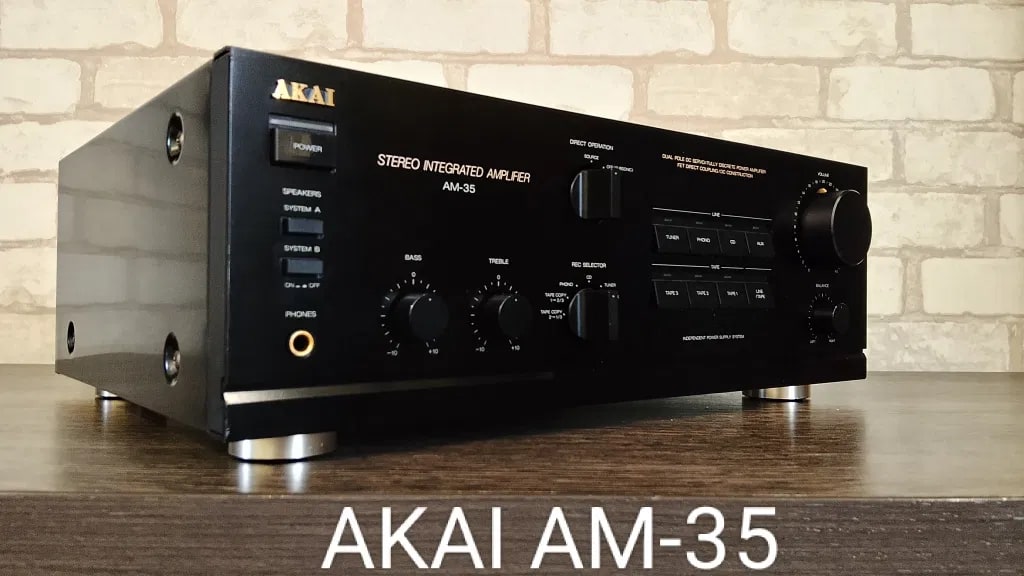 AKAI AM-35 Rare Vintage Stereo Amplifier Serviced Warranty Tested Hi-Fi Serviced