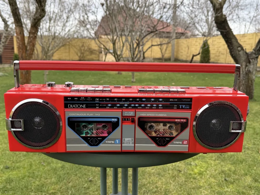 DIATONE MITSUBISHI Rare Vintage Mint Boombox Getto blaster Warranty Tested