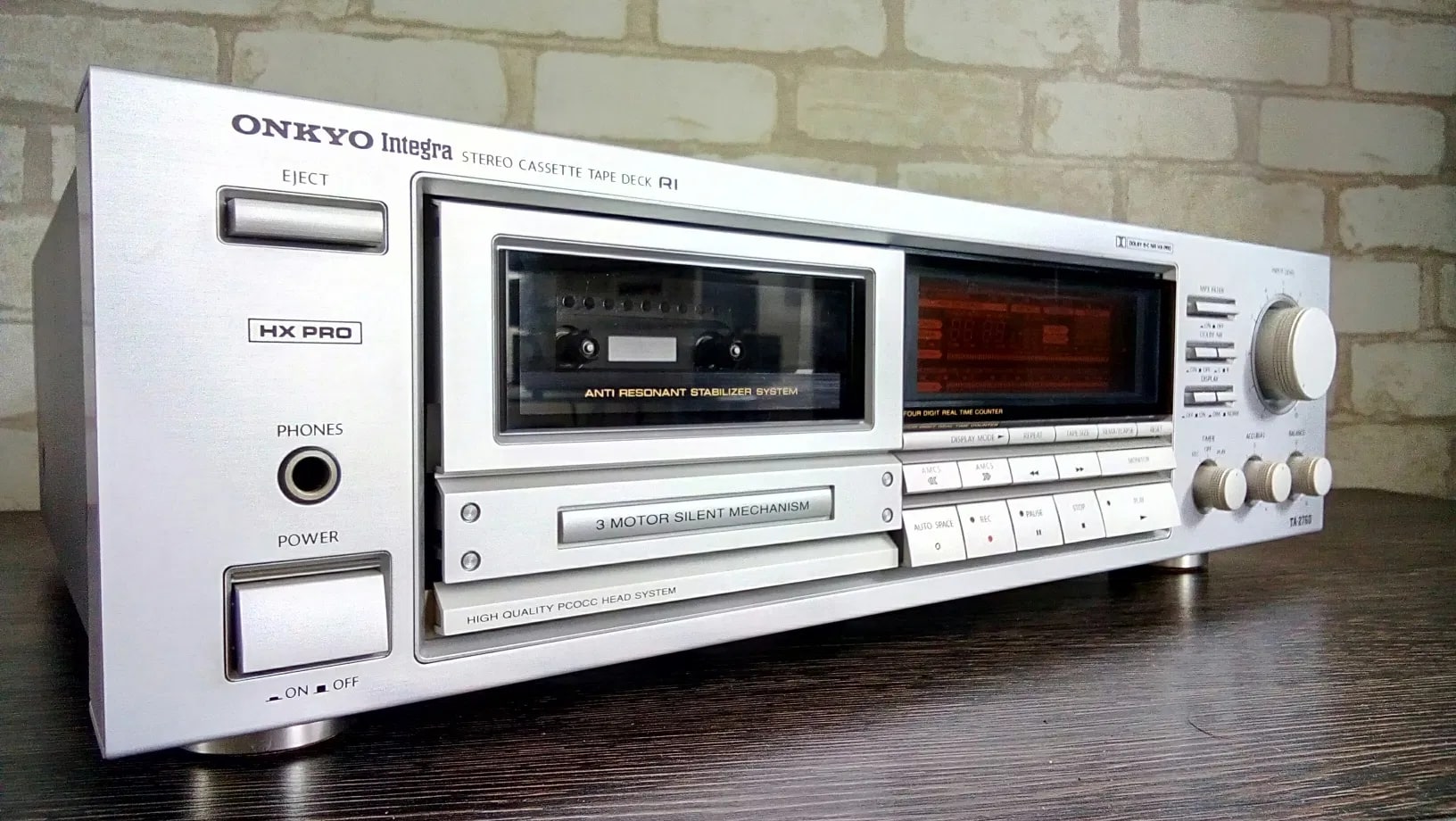 ONKYO Integra TA-2760 Rare Vintage Cassette Deck Serviced Serviced Warranty