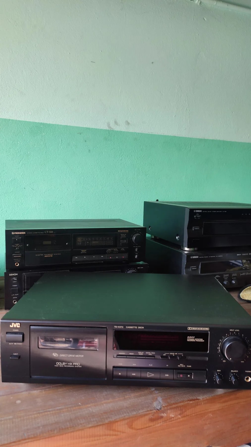 JVC TD-X372 Rare Vintage Cassette Deck Working Stereo Tape Player