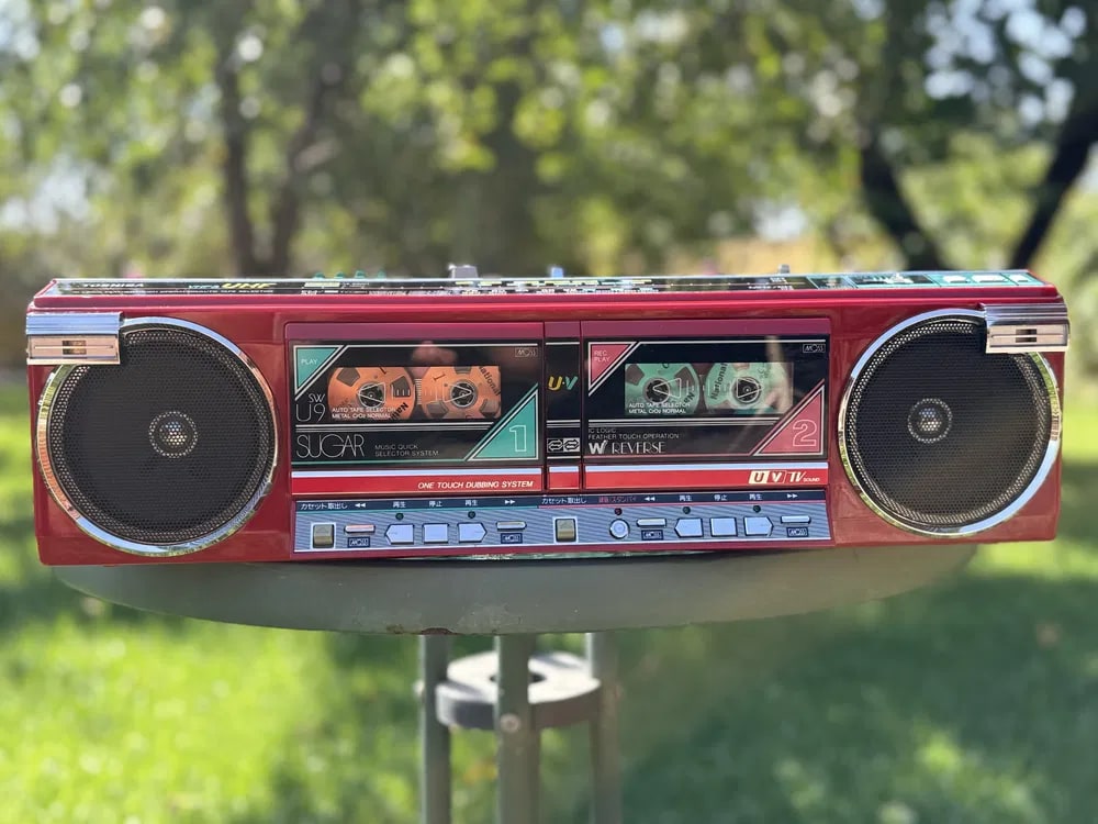 Toshiba RT-SW U9 Rare Vintage MINT Boombox Japan Getto blaster Warranty Serviced