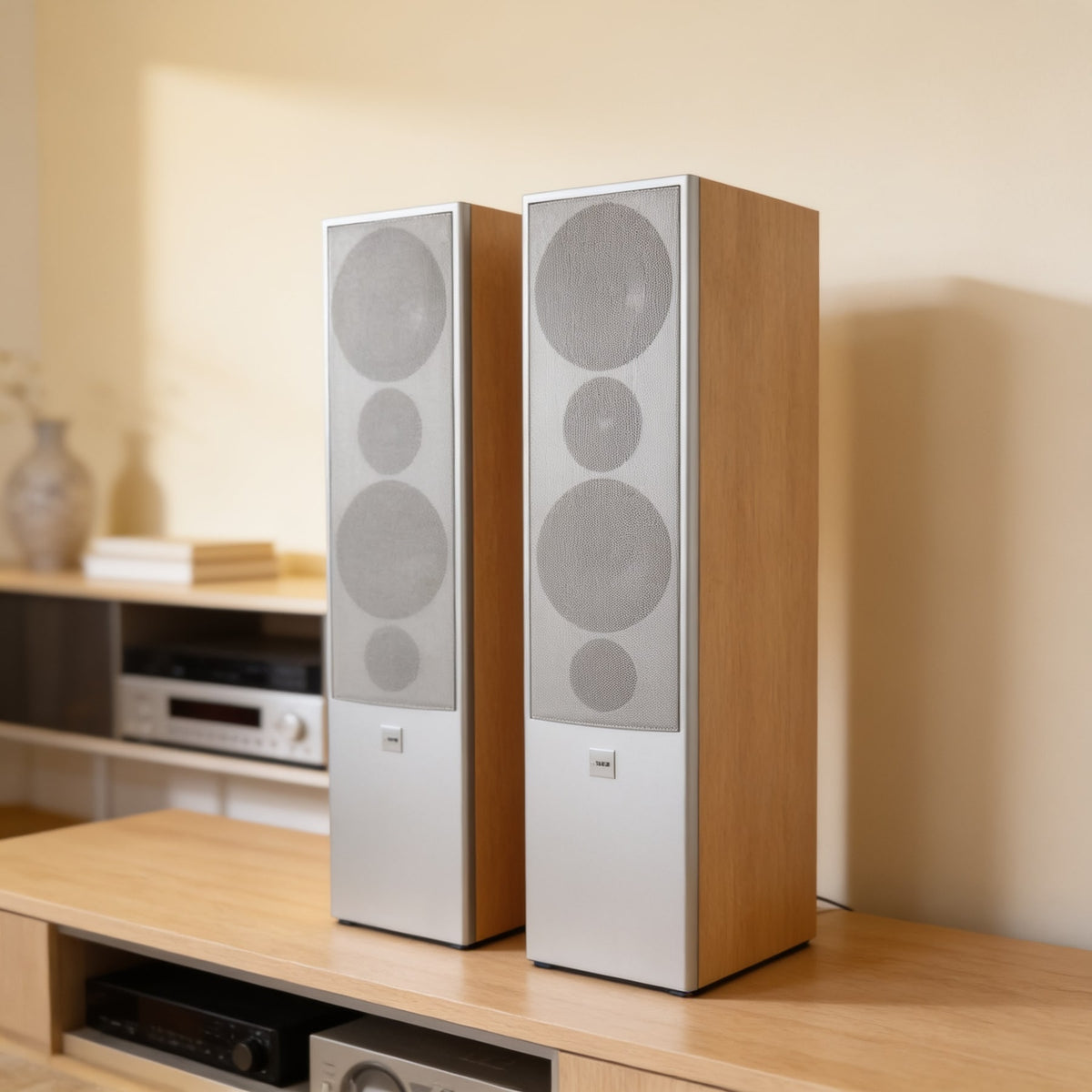 Canton LE 107 Rare Vintage Floorstanding Speakers Working Stereo Hi-Fi