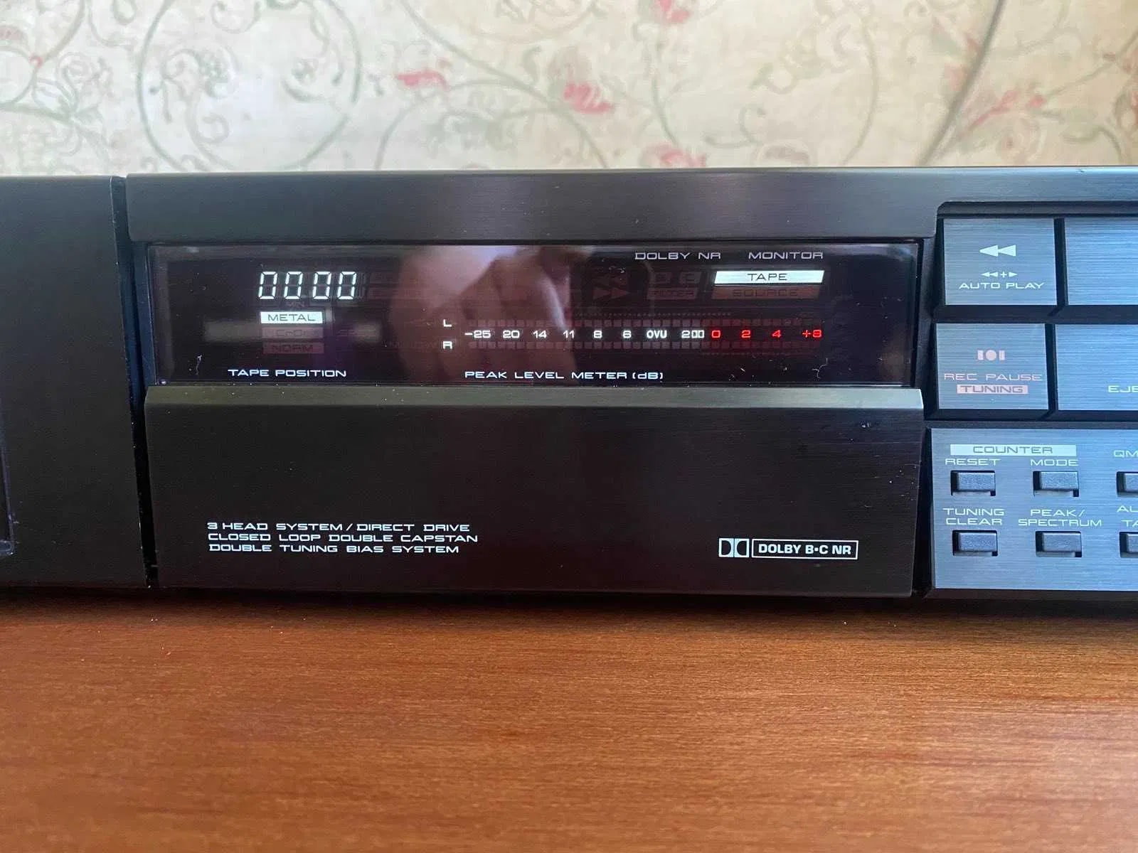 Akai GX-9 Rare Vintage MINT Stereo Cassette Deck Serviced Working 3-Head 220V
