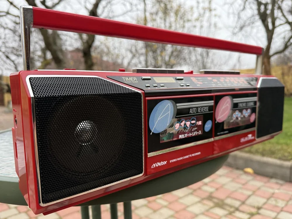 Victor RC-WU66 Rare Vintage Boombox Serviced Stereo Radio Cassette
