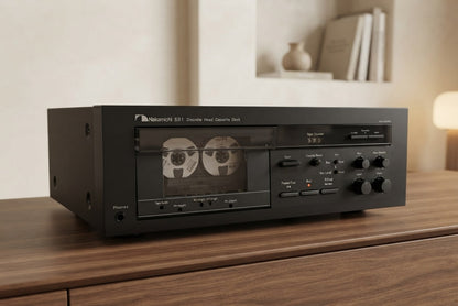 Nakamichi 581 Rare Vintage Cassette Deck Serviced Tested 3-Head Hi-Fi