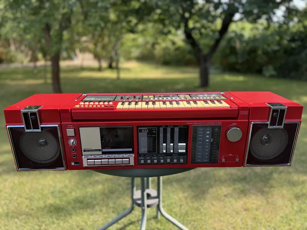 Sanyo MBS-7 Rare Vintage Cassette Boombox Serviced Warranty Tested Detachable