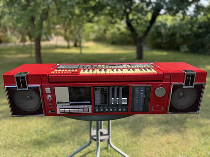 Sanyo MBS-7 Rare Vintage Cassette Boombox Serviced Tested Detachable