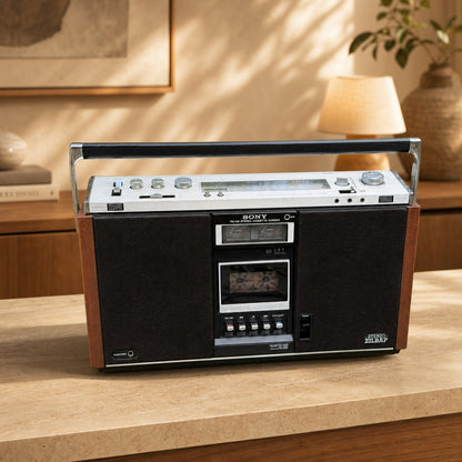 Sony CF-6600 Rare Vintage Mint Japan Boombox Getto blaster Serviced