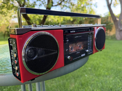 Sanyo U4 SLIM Rare Vintage Boombox Tested Stereo Cassette Radio