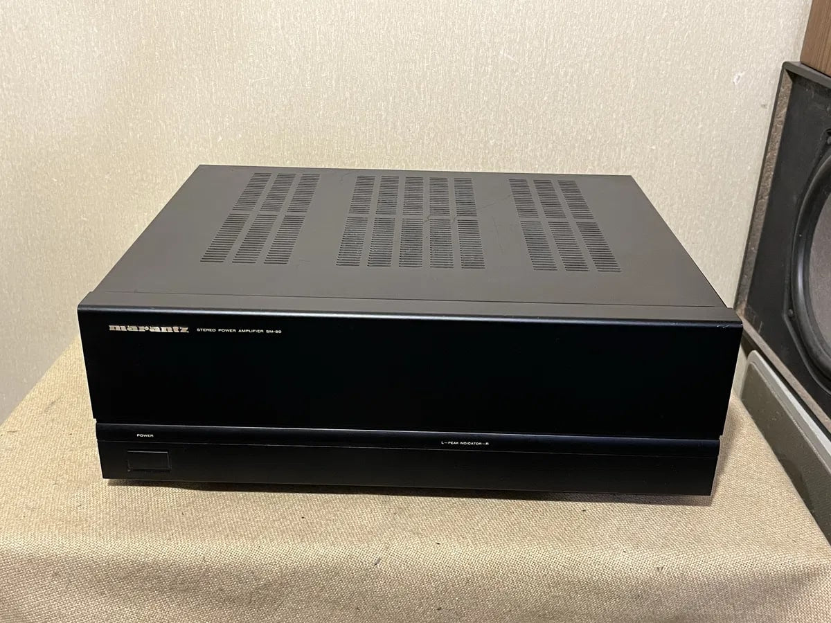 Marantz SM-80 Rare Vintage Power Amplifier Serviced Tested Stereo