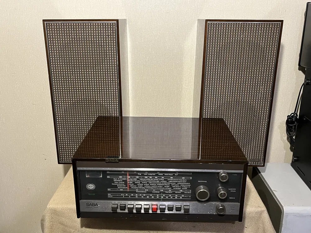 SABA STUDIO 2 Rare Vintage Stereo Receiver Germanium Transistor Analog