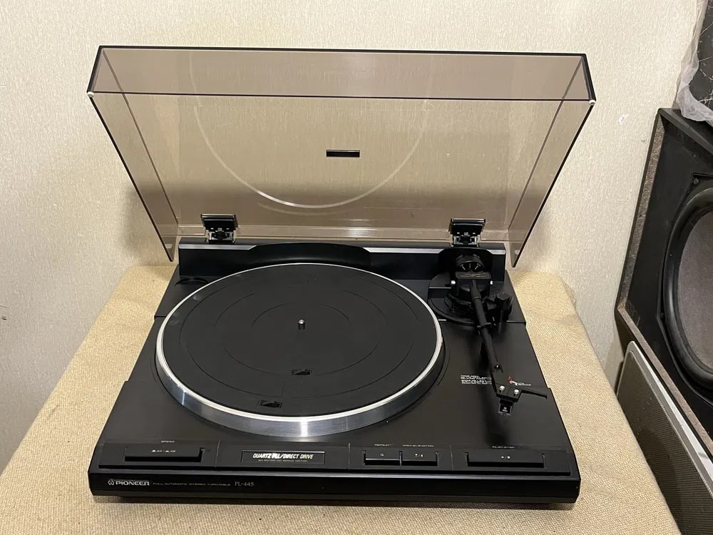 Pioneer PL-445 Rare Vintage Turntable Warranty Working Direct Drive Quartz