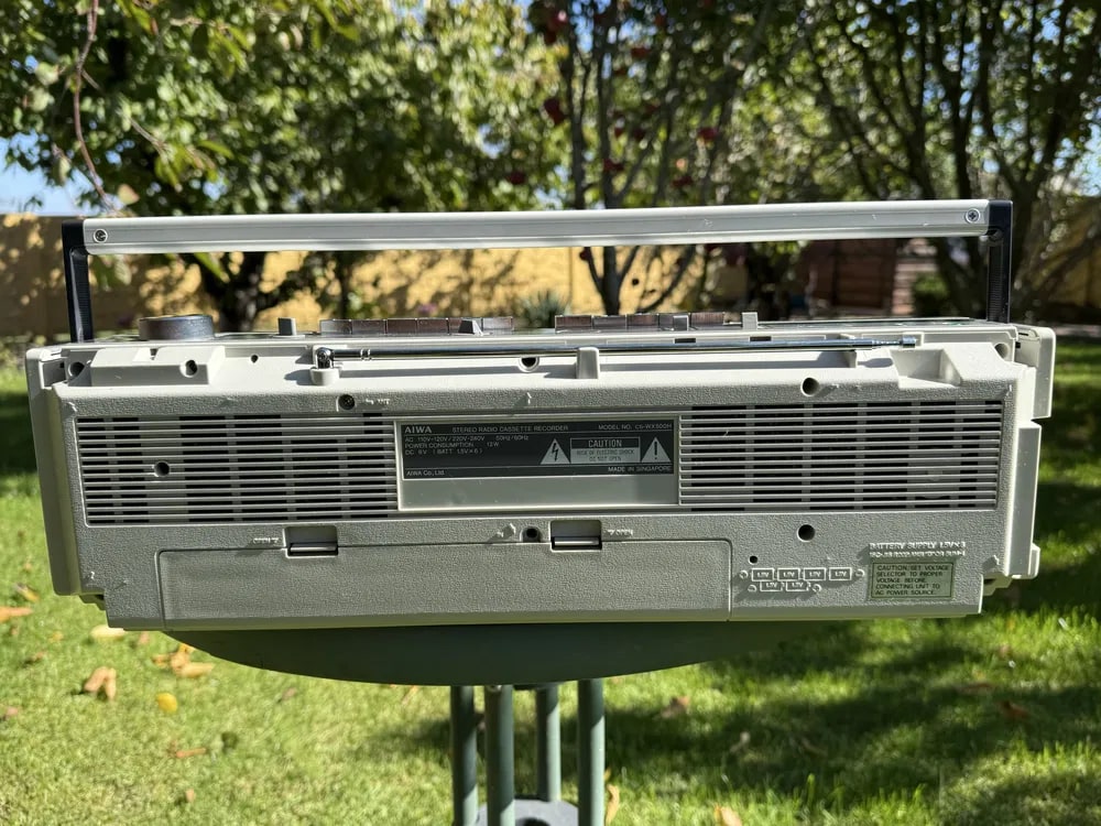 AIWA CS-WX500 Rare Vintage Mint Collectible Boombox Getto blaster Warranty