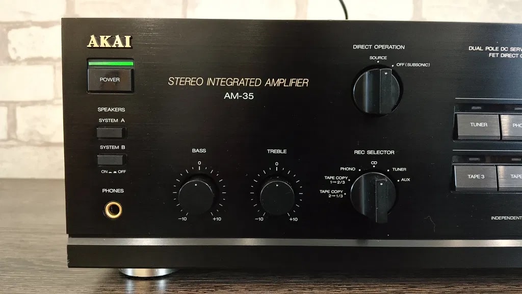 AKAI AM-35 Rare Vintage Stereo Amplifier Serviced Warranty Tested Hi-Fi Serviced