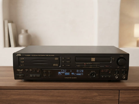 JVC XL-R5000 BK Rare Vintage 3-Disc CD Player Recorder Changer Tested