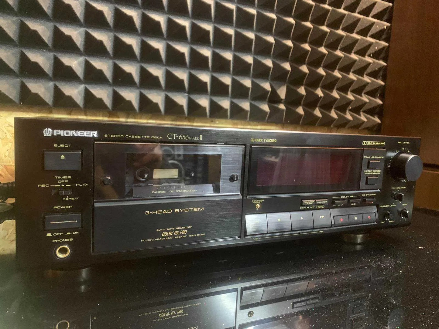 Pioneer CT-656 Mark II Rare Vintage MINT Cassette Deck Tested Hi-Fi Tape Deck