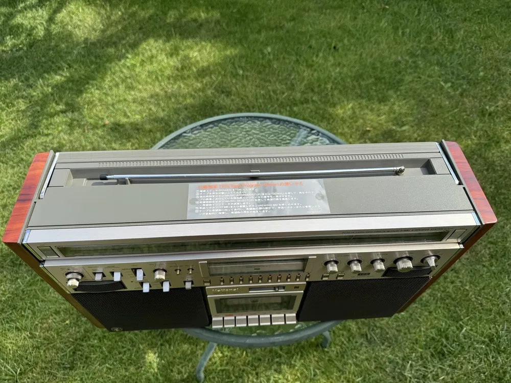 National RX-5700 Rare Vintage MINT Cassette Deck Boombox  Warranty Serviced