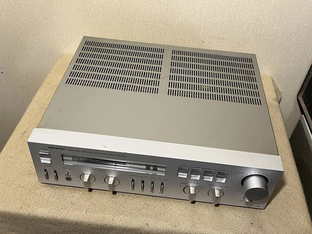 Onkyo A-35 Rare Vintage Amplifier Warranty Tested MM/MC Phono Serviced
