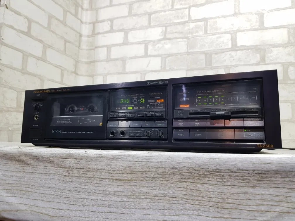 Onkyo TA-2360 Rare Vintage Stereo Cassette Deck Tested 3 Head Direct
