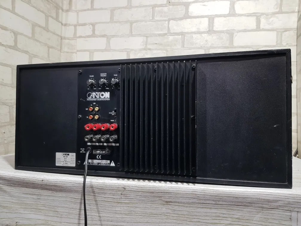 Canton AS-30 Rare Vintage Active Subwoofer Tested Working Bass Reflex