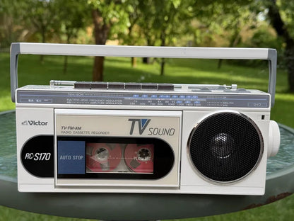 Victor RC-S170 Rare Vintage MINT Radio Cassette Boombox