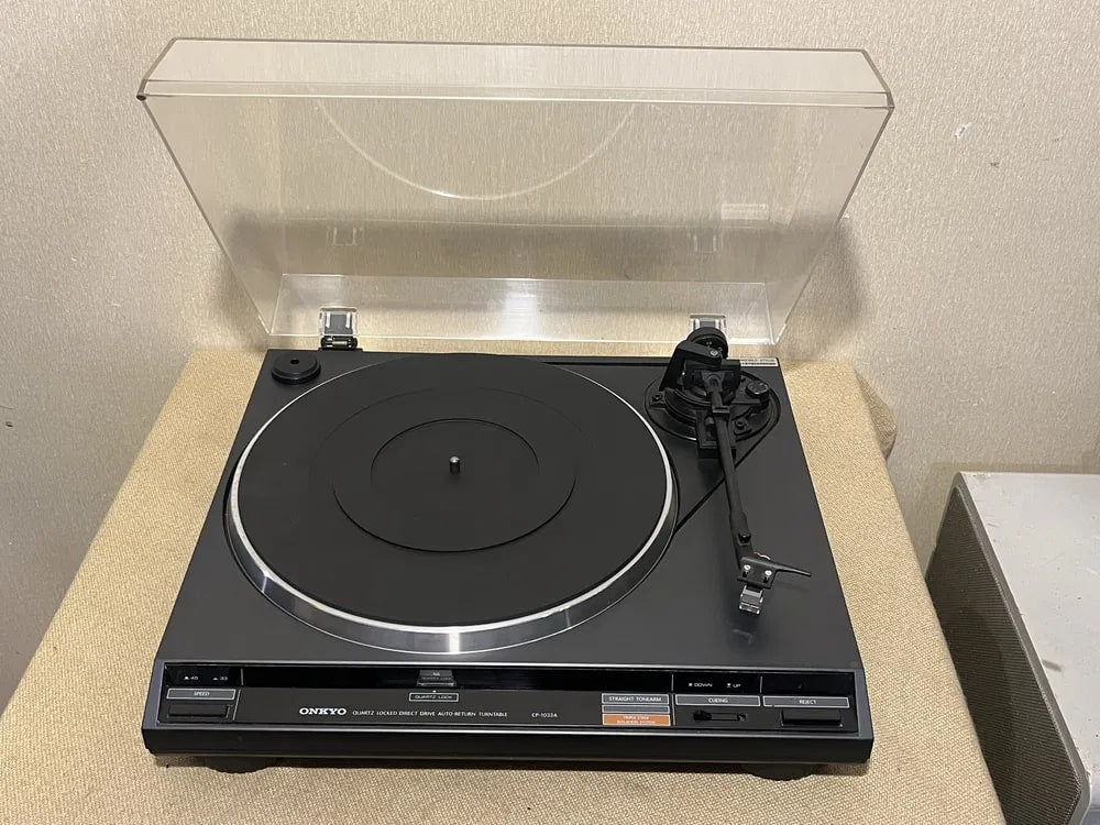 ONKYO CP-1033A Rare Vintage Turntable Tested Working Quartz Direct Warranty
