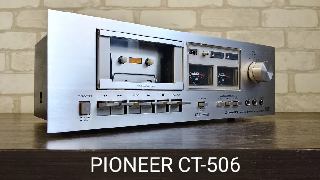 Pioneer CT-506 Rare Vintage Cassette Deck Serviced Dolby Stereo Warranty