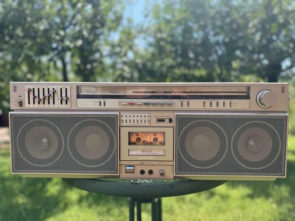 Pioneer SK-900 Rare Vintage Boombox Warranty Tested Cassette Deck Serviced