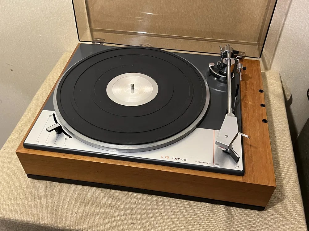LENCO L75 Rare Vintage Turntable Warranty Manual Idler Drive ADC 220X