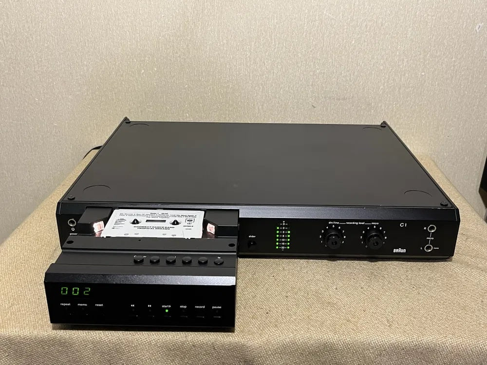 Braun Atelier C1 Rare Vintage Cassette Deck Working Logic Control Hi-Fi