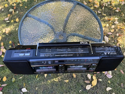 National RX-FW67 Rare Vintage Boombox Getto blaster Cassette Serviced