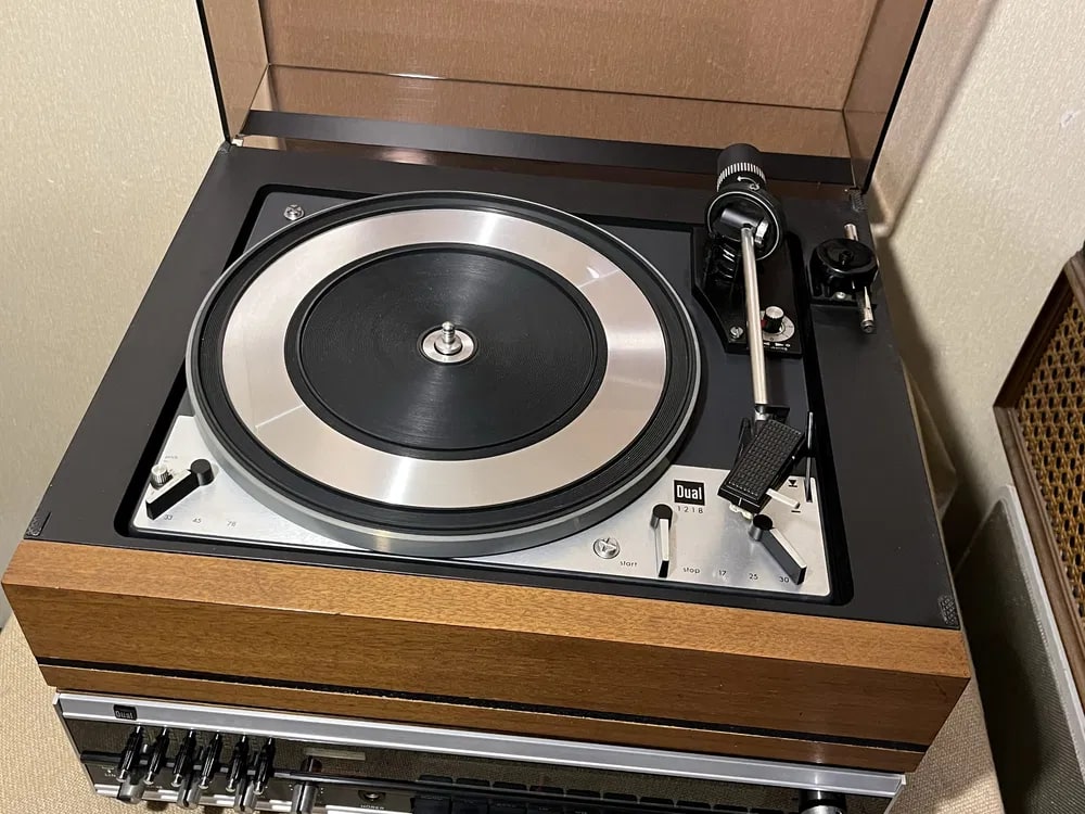 DUAL 1218 Rare Vintage Turntable / Receiver / Speakers Set Warranty Tested Hi-Fi