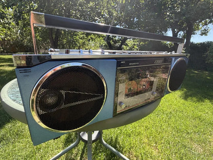 Sanyo MR-U4SL Rare Vintage Boombox Working Portable Radio Cassette
