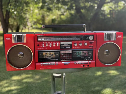 Sharp GF-700ZR Rare Vintage Boombox Serviced Tested Cassette Deck