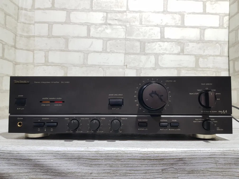 Technics SU-V460 Rare Vintage Integrated Amplifier Tested Working