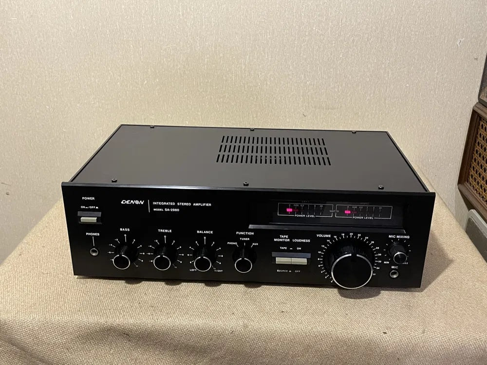 Denon SA-2980 Rare Vintage Amplifier Warranty Tested Hi-Fi Serviced