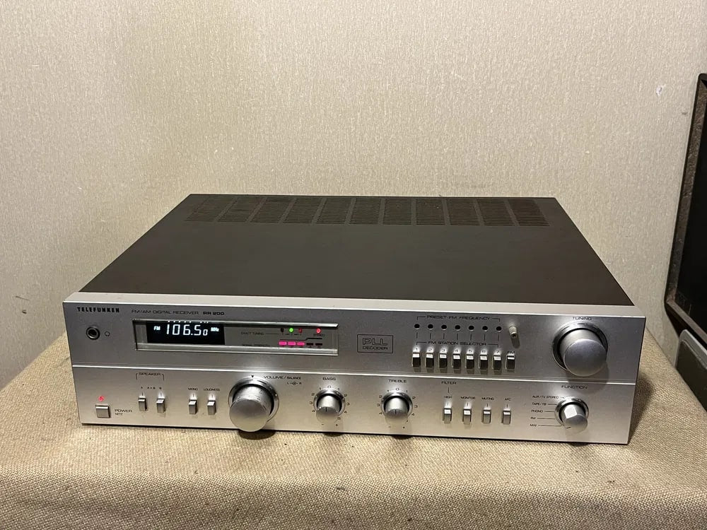 TELEFUNKEN RR-200 Rare Vintage Stereo Receiver Tested Hi-Fi Warranty