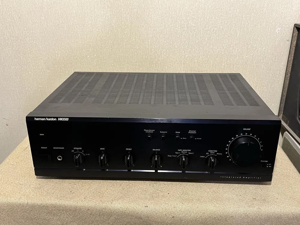 Harman Kardon HK-6500 Rare Vintage Integrated Amplifier Warranty Working Hi-Fi
