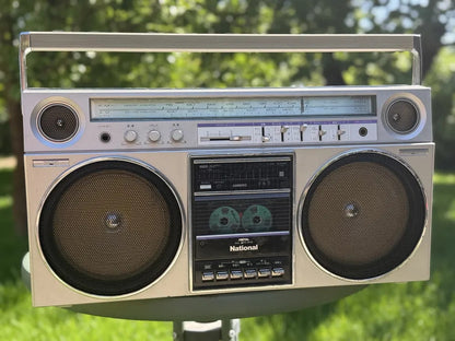 National RX-5080 Rare Vintage Boombox Getto blaster Tested AM/FM