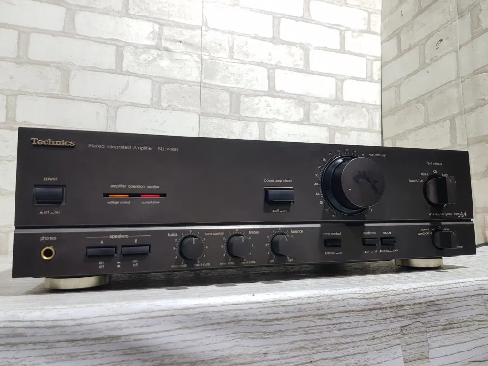 Technics SU-V460 Rare Vintage Integrated Amplifier Tested Working