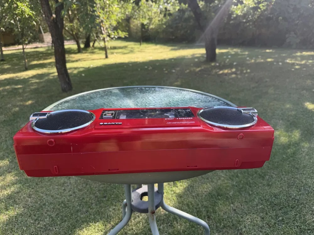 Sanyo M-7770K Rare Vintage Boombox Working Stereo Cassette Player Warranty