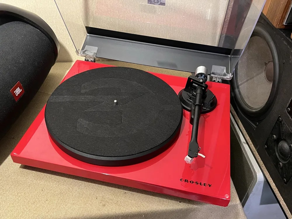 Crosley C6A-RE Rare Vintage Turntable Warranty Tested Belt Drive Phono
