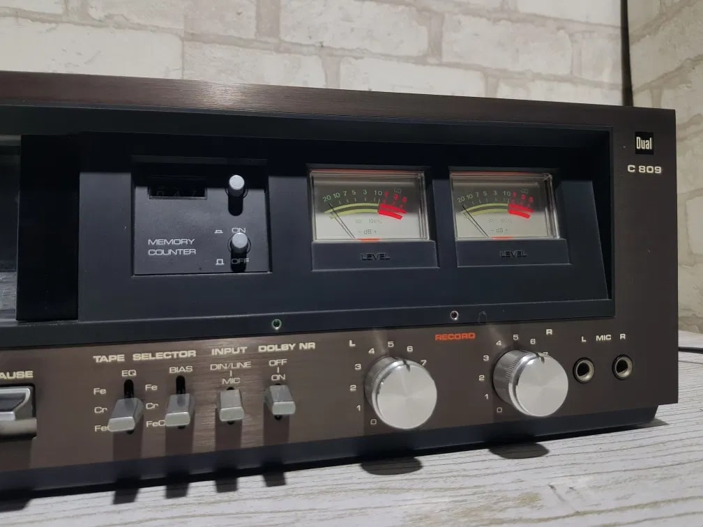 Dual C809 Rare Vintage Cassette Deck Tested Working Stereo Hi-Fi