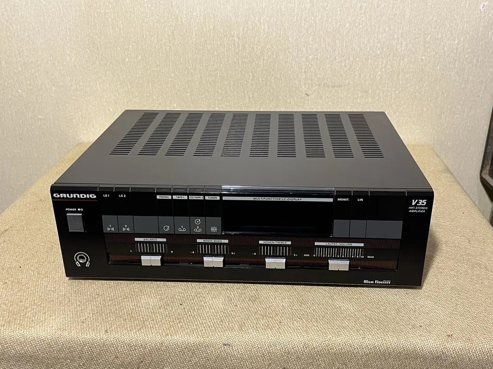 Grundig V35 Rare Vintage Integrated Amplifier Warranty Working Hi-Fi Stereo