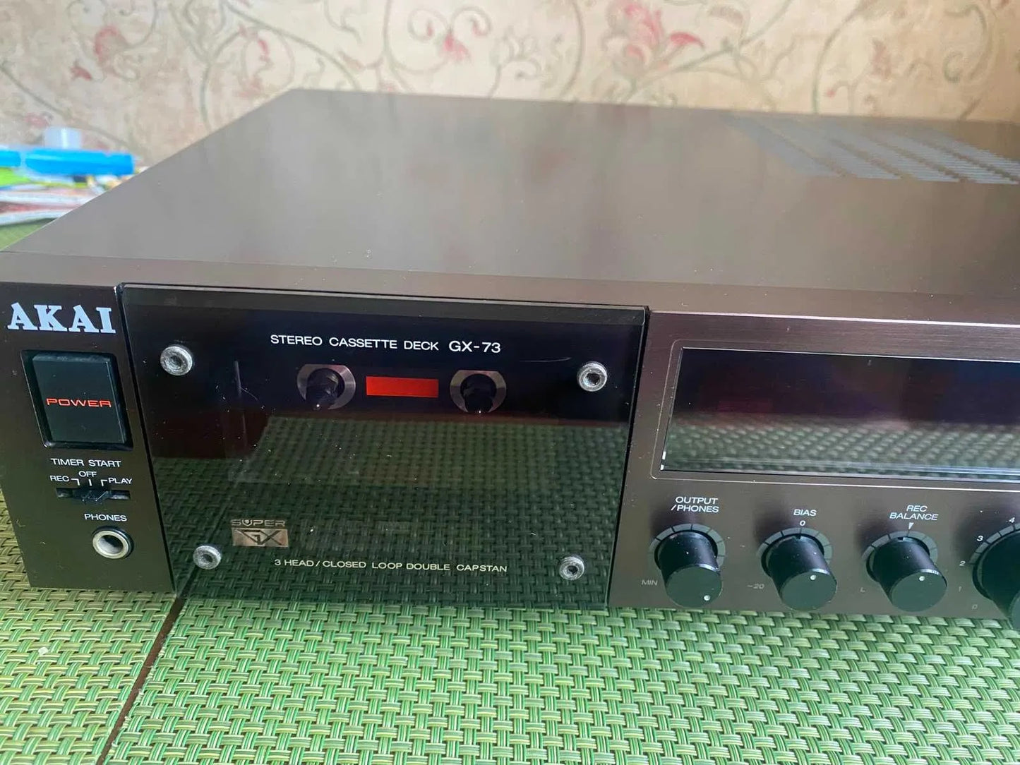 AKAI GX-73 Rare Vintage MINT Cassette Deck Serviced Tested 100V Warranty