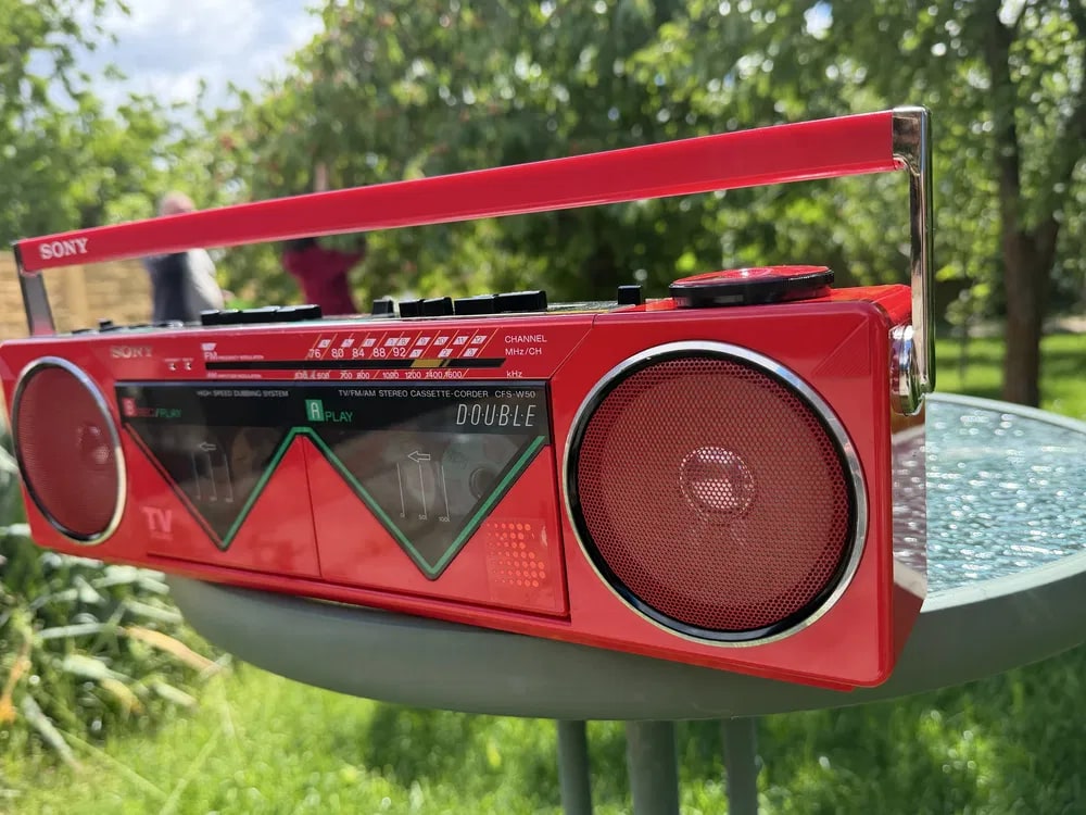 Sony CFS-W50 Rare Vintage MINT Boombox Tested Stereo Hi-Fi Analog Warranty