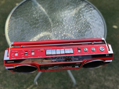 Sanyo U4ss Rare Vintage MINT Boombox Tested Portable Cassette Player