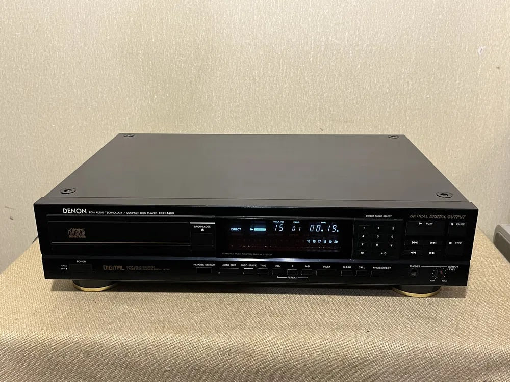 Denon DCD-1400 Rare Vintage CD Player PCM56P Burr Brown DAC Stereo