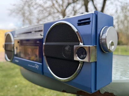 Sharp QT-7B Rare Vintage Cassette Boombox Getto blaster Tested