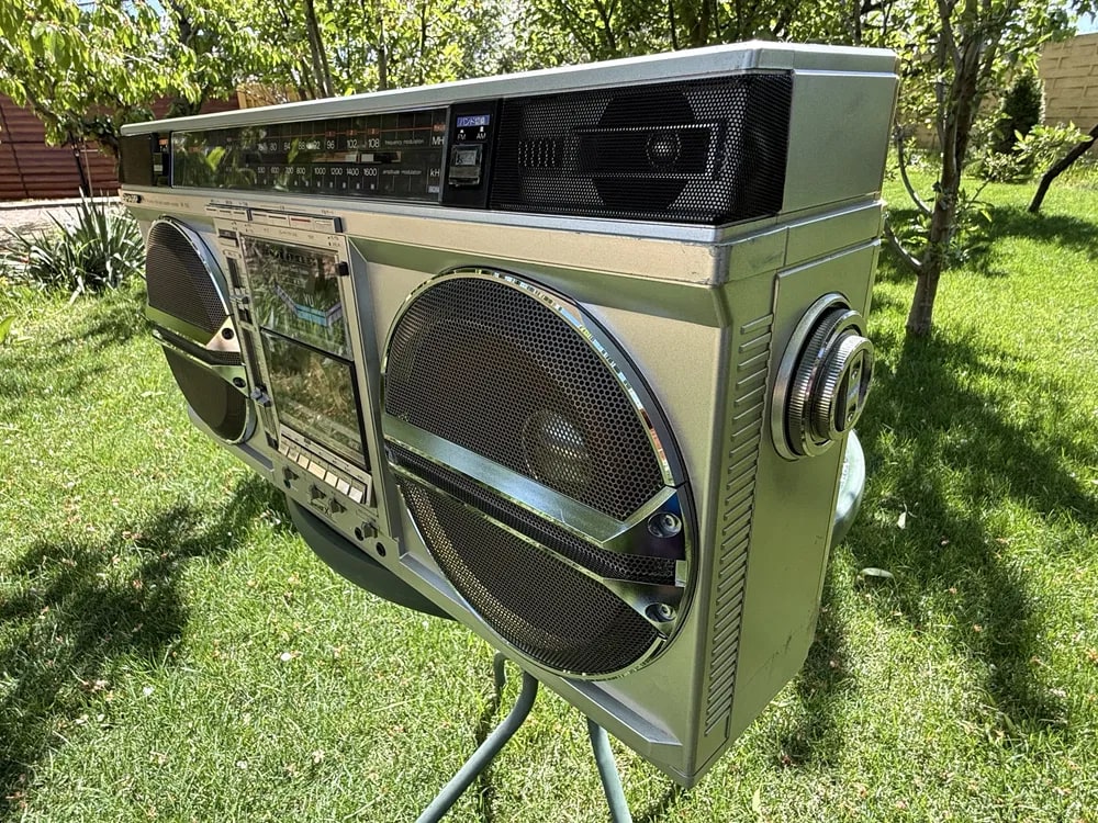 Sharp GF-535 Rare Vintage Boombox Japan Serviced Warranty 220V Cassette Deck